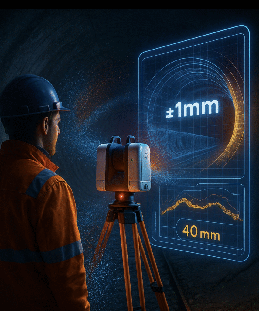 Lidar interior tuneles Imagen de Lidar interior tuneles